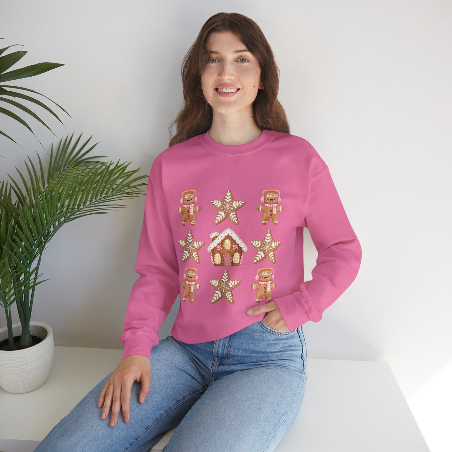 Sweet gingerbread design Crewneck Sweatshirt