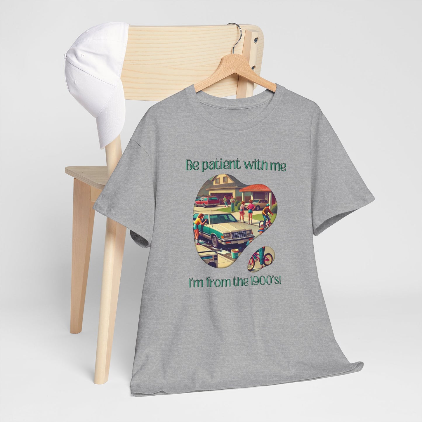 Vintage 1980s Style Unisex Tee - Be Patient with Me