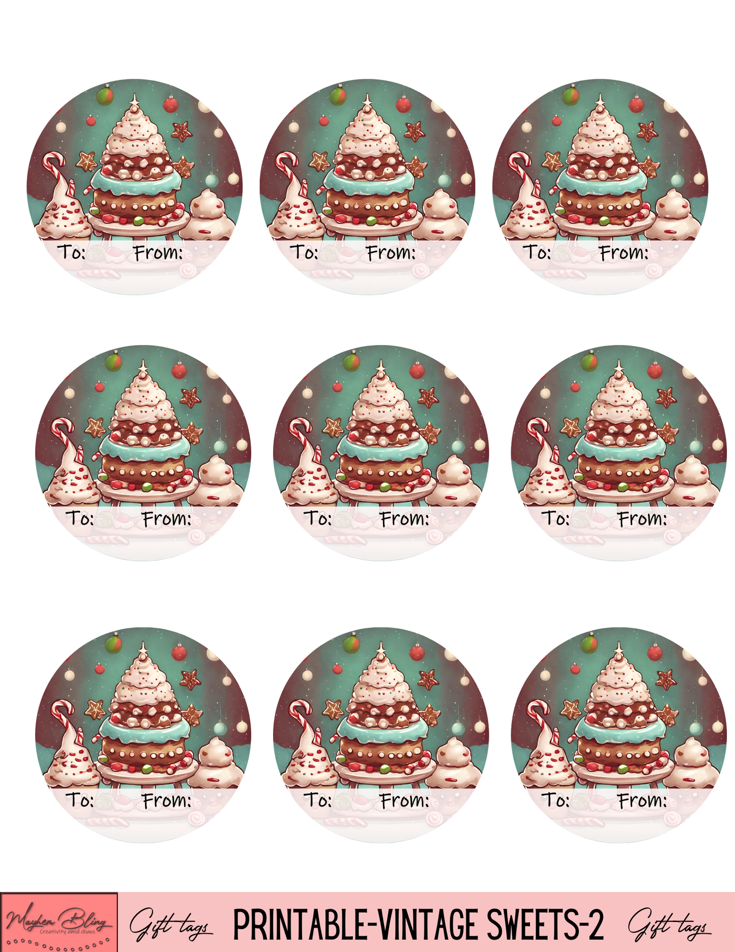 Printable gift tags---Sweet Treats_2