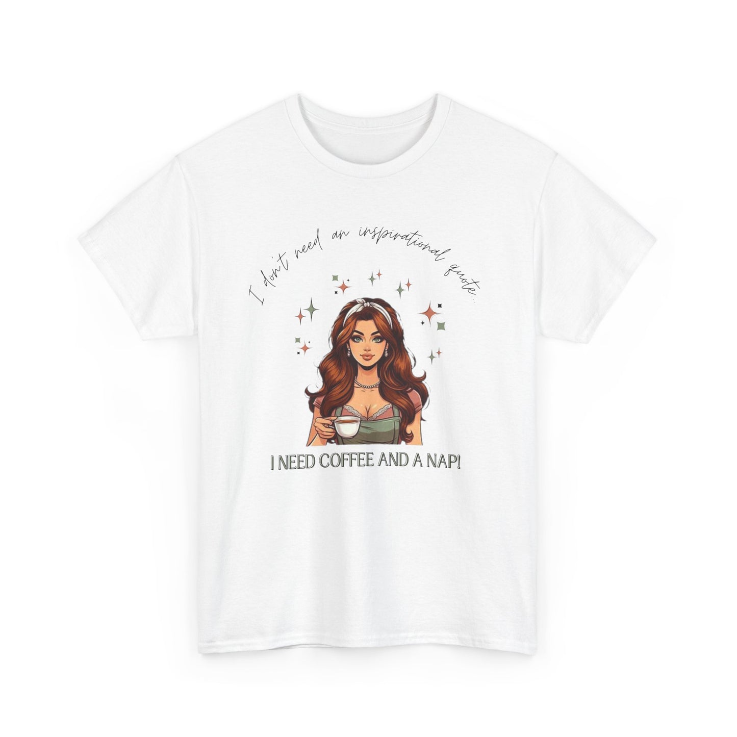 Retro Woman Coffee & Nap Tee