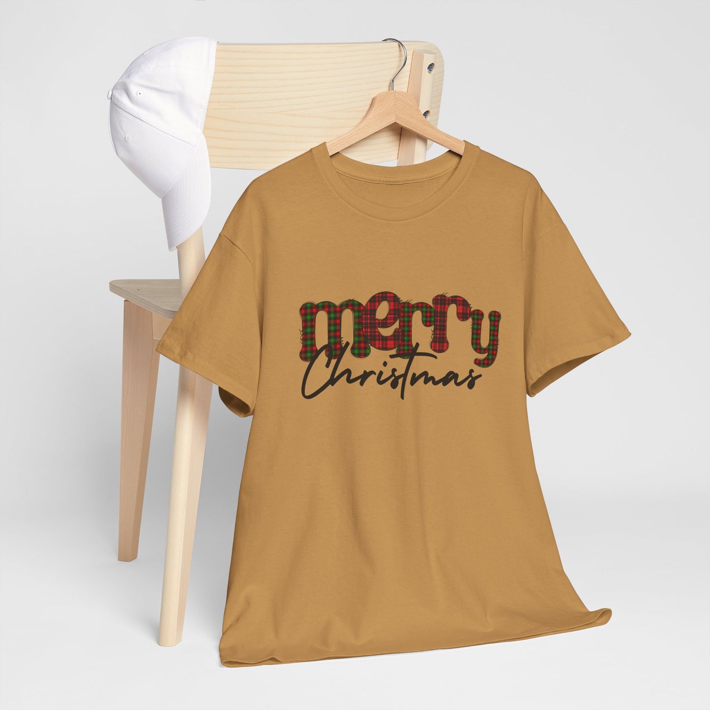 Merry Christmas Doodle Font Tee