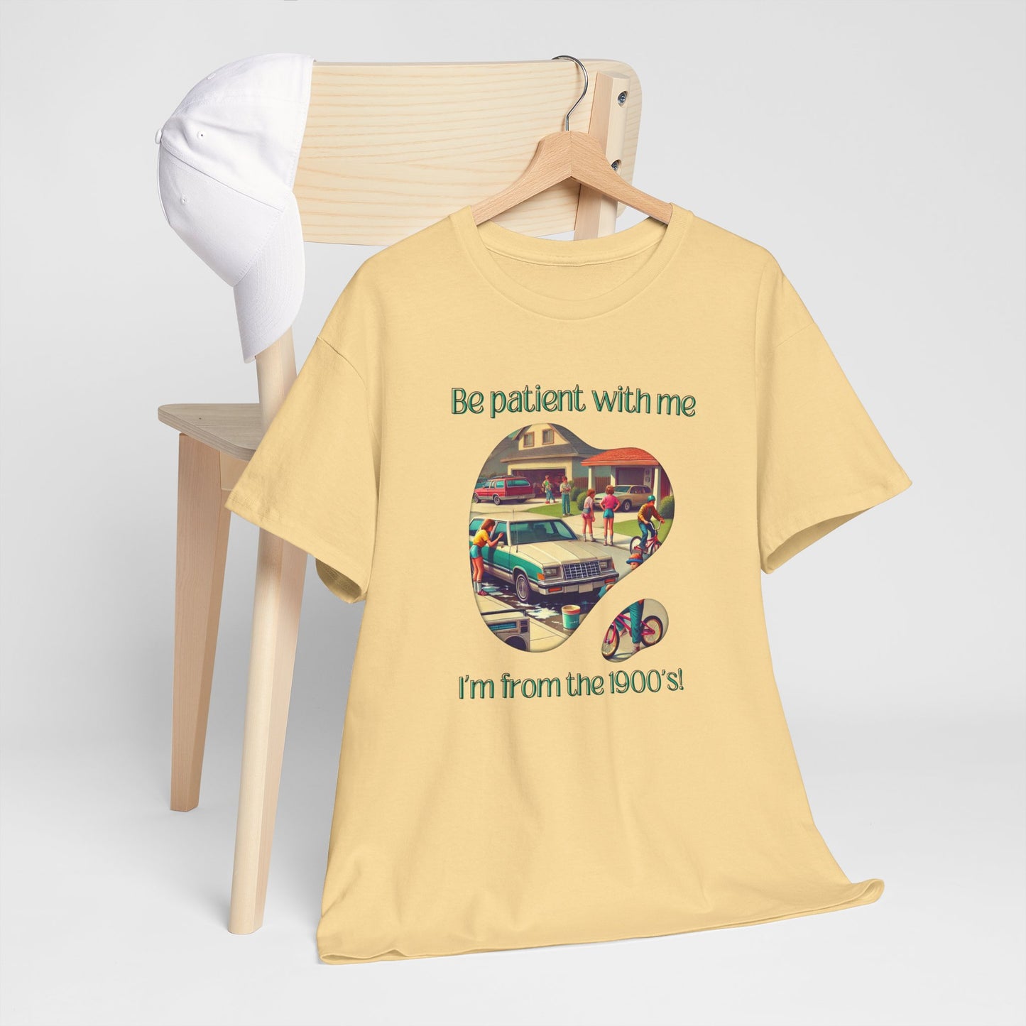 Vintage 1980s Style Unisex Tee - Be Patient with Me