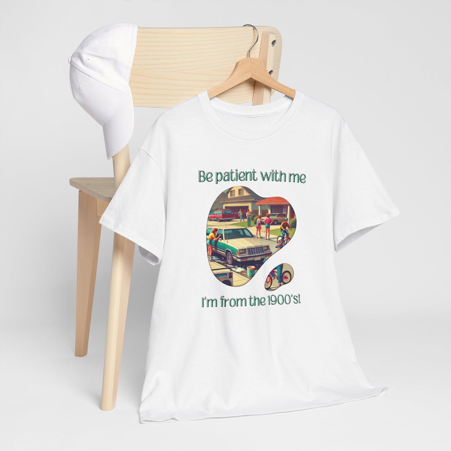 Vintage 1980s Style Unisex Tee - Be Patient with Me