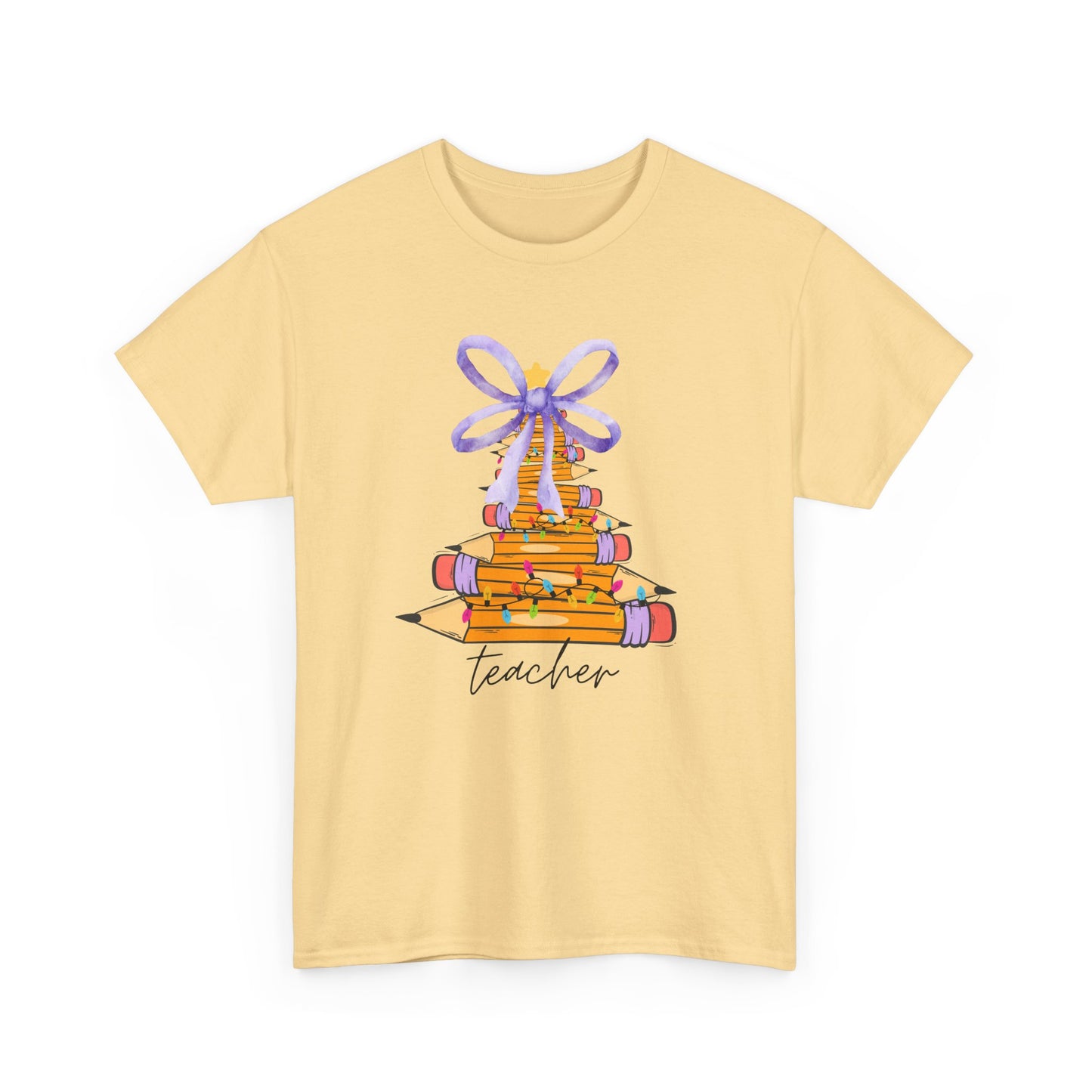 Teacher Christmas Tree Tee
