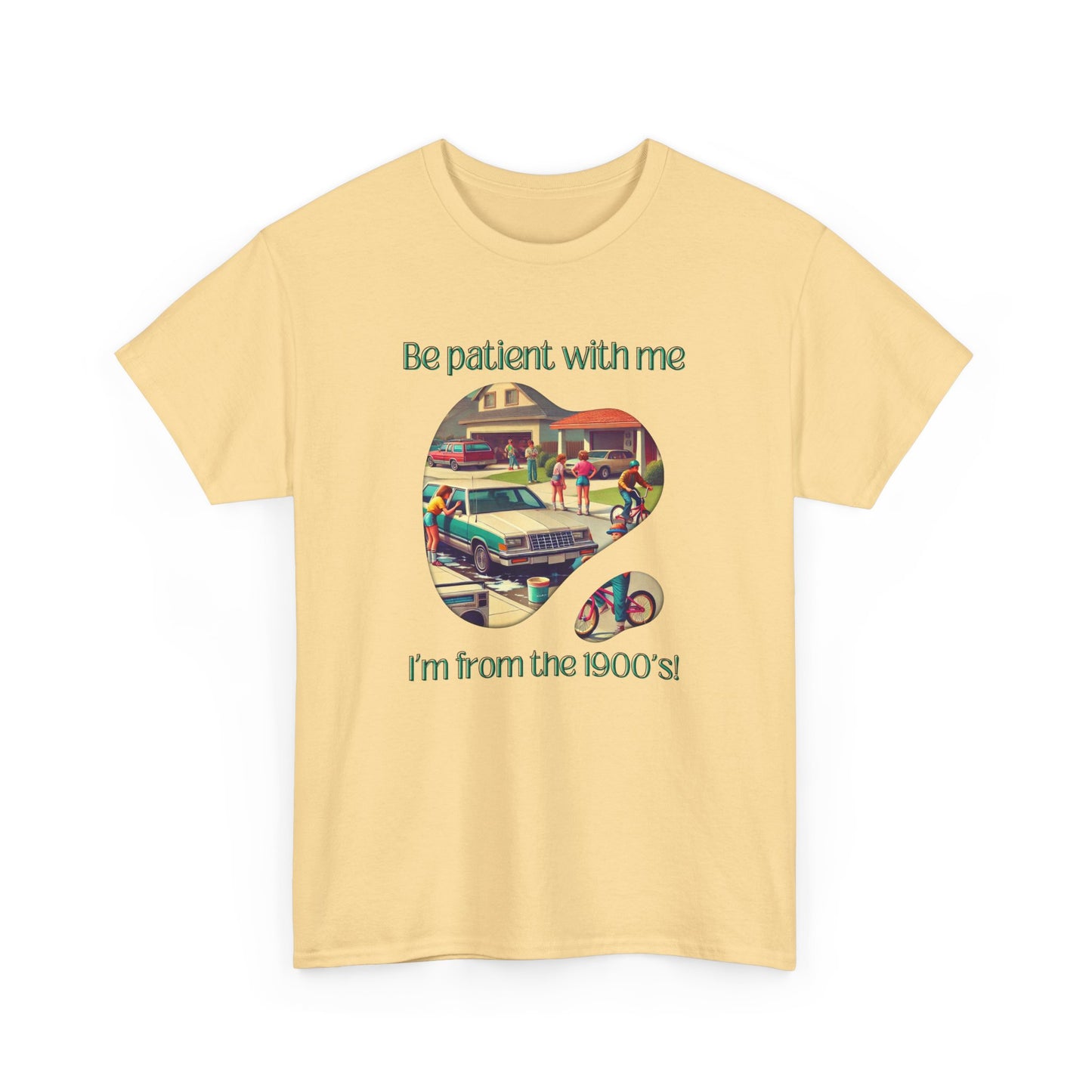 Vintage 1980s Style Unisex Tee - Be Patient with Me
