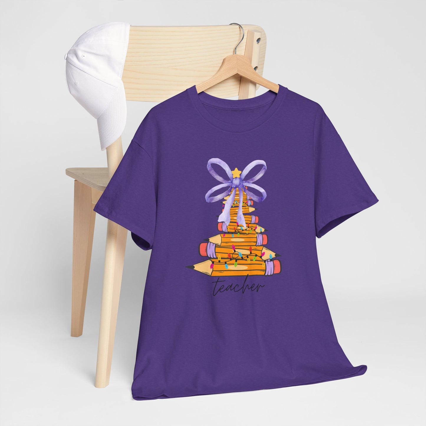 Teacher Christmas Tree Tee