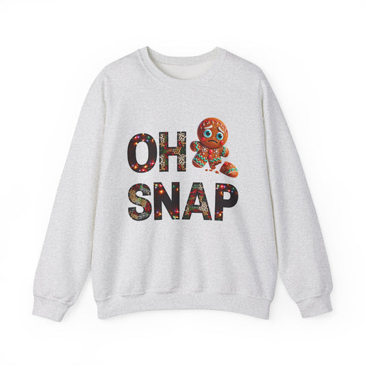 Gingerbread Cookie Sweatshirt "Oh Snap"