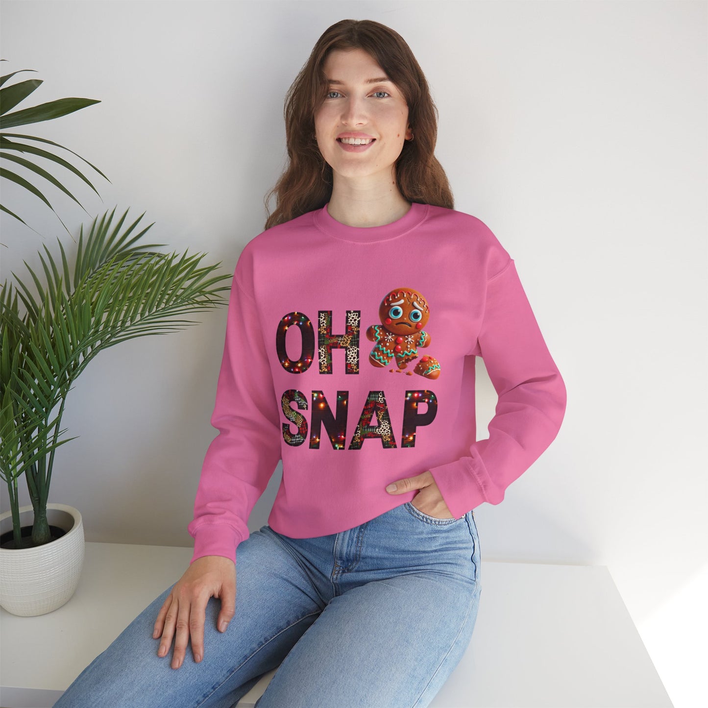 Gingerbread Cookie Sweatshirt "Oh Snap"