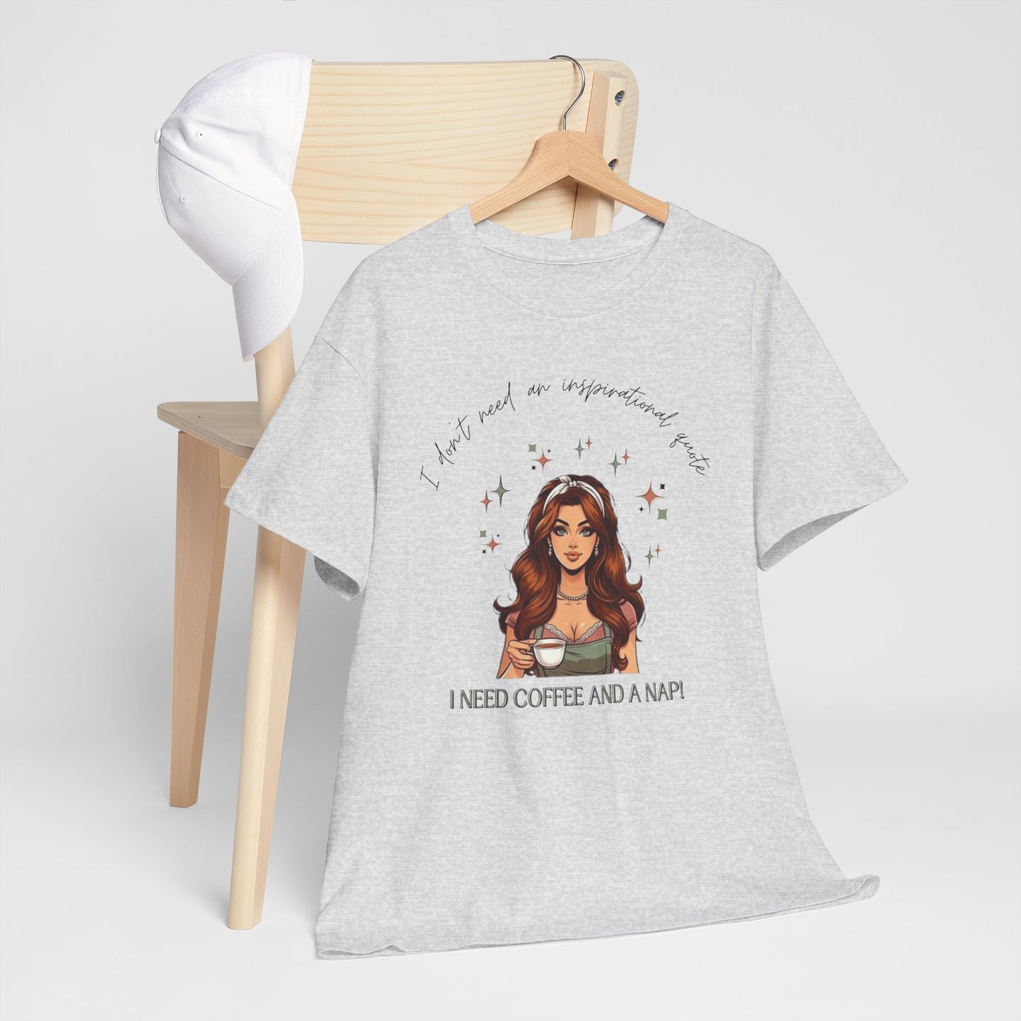 Retro Woman Coffee & Nap Tee