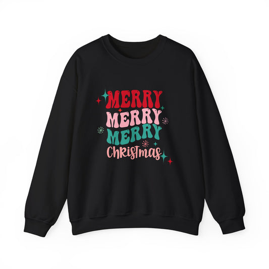Christmas Wave Effect Sweatshirt