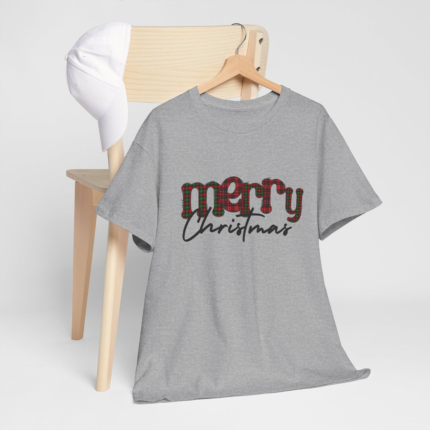 Merry Christmas Doodle Font Tee