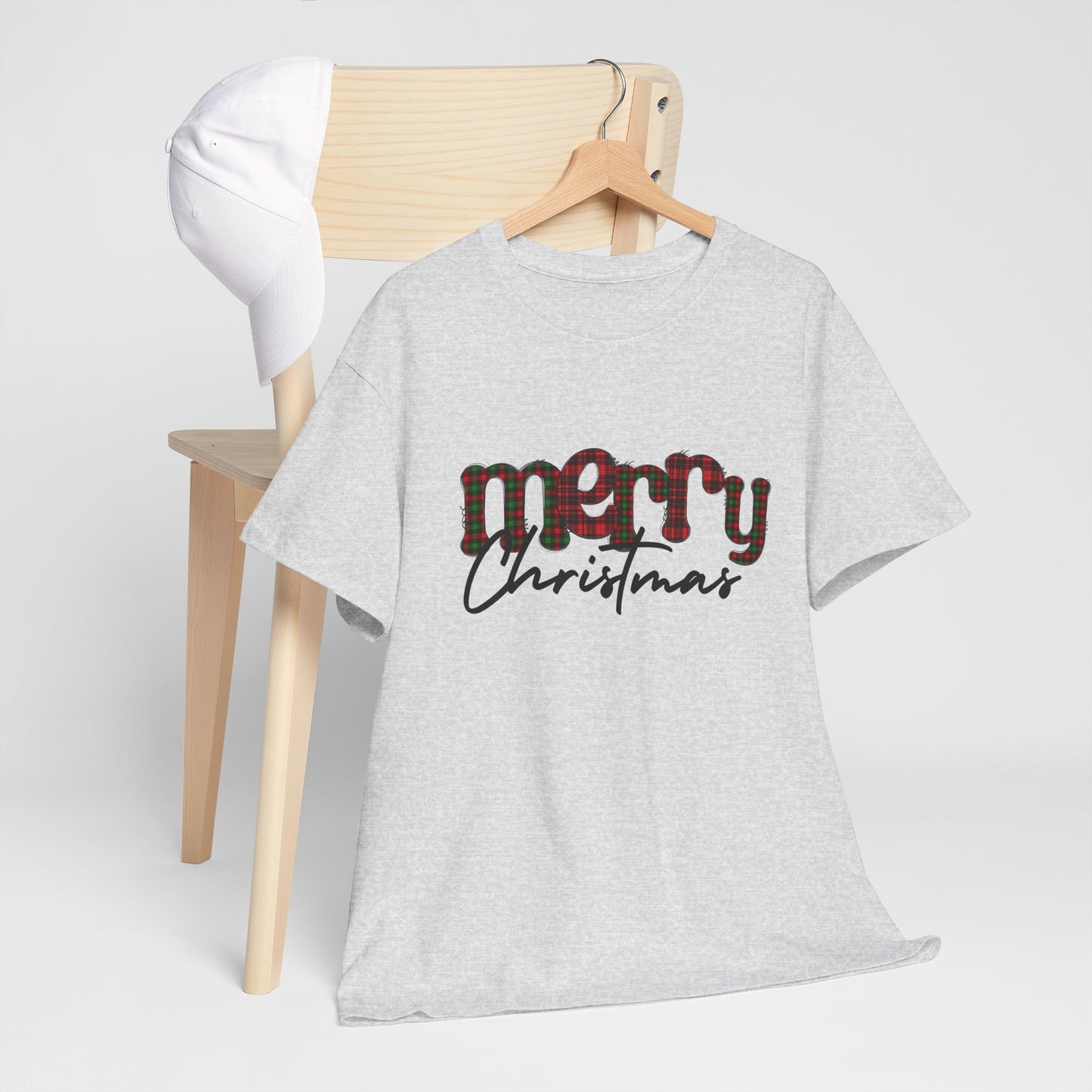 Merry Christmas Doodle Font Tee