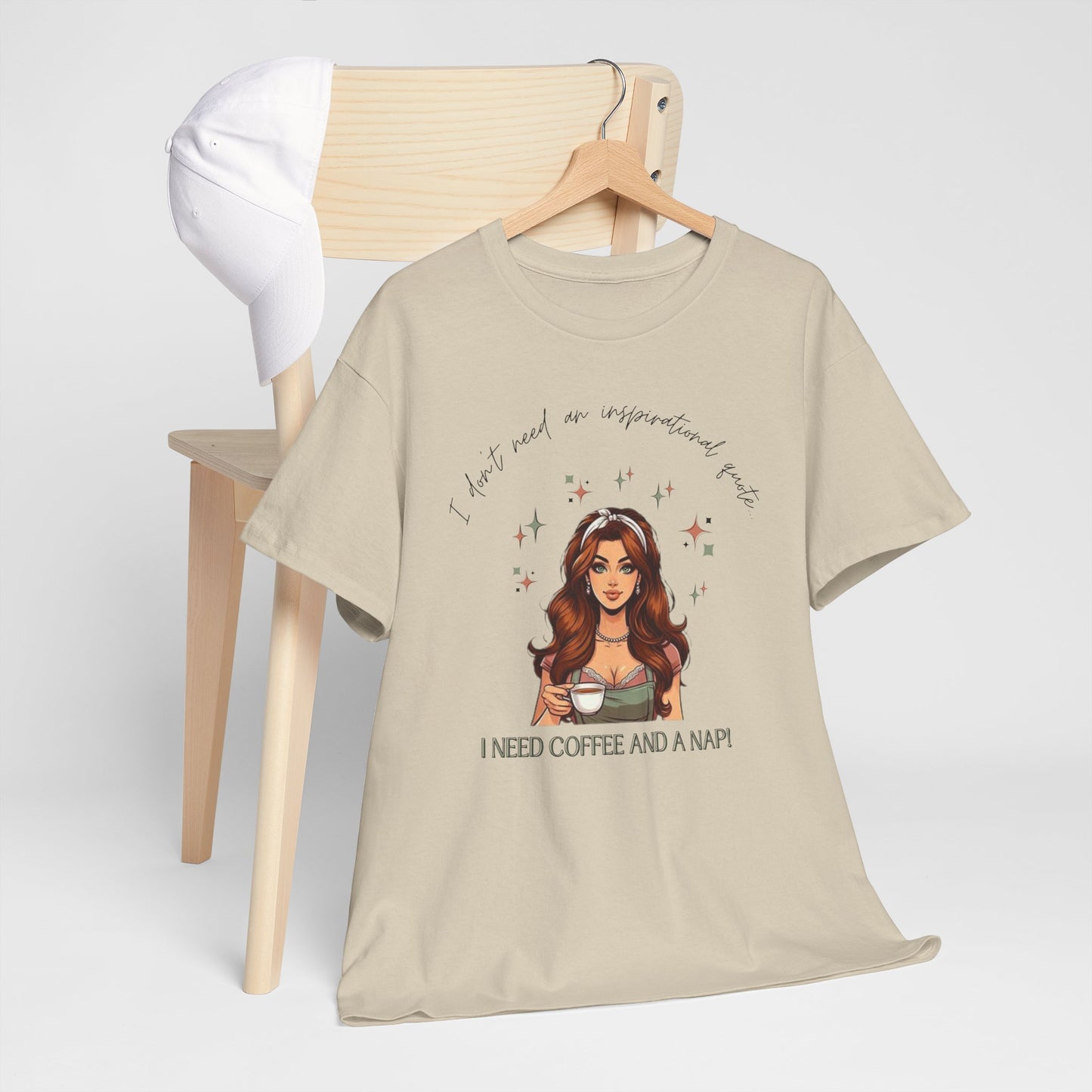 Retro Woman Coffee & Nap Tee