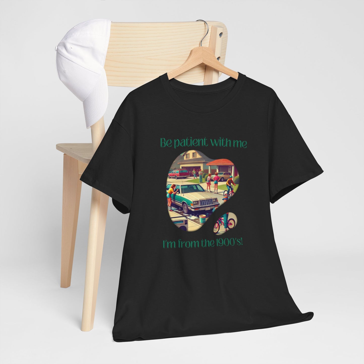 Vintage 1980s Style Unisex Tee - Be Patient with Me