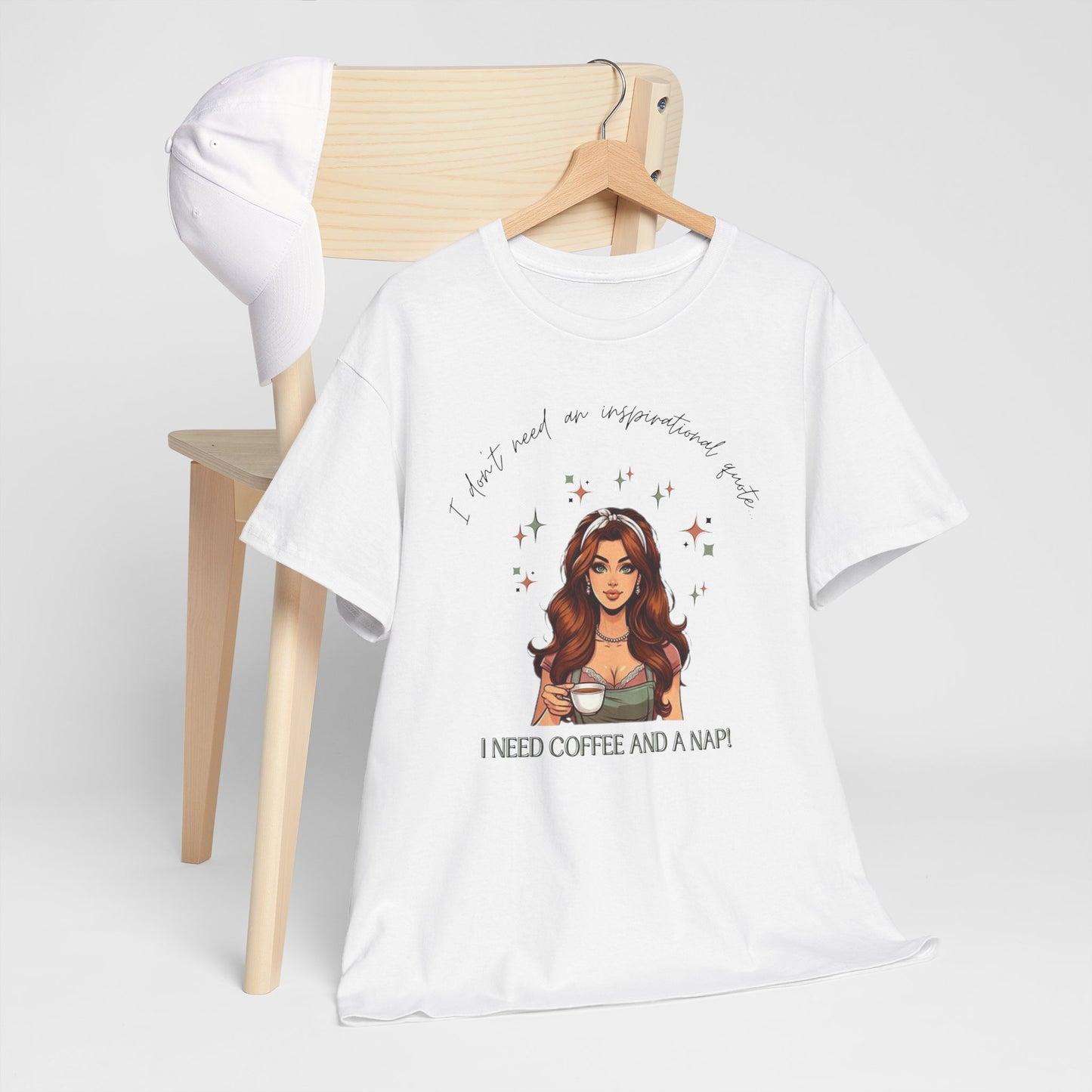 Retro Woman Coffee & Nap Tee