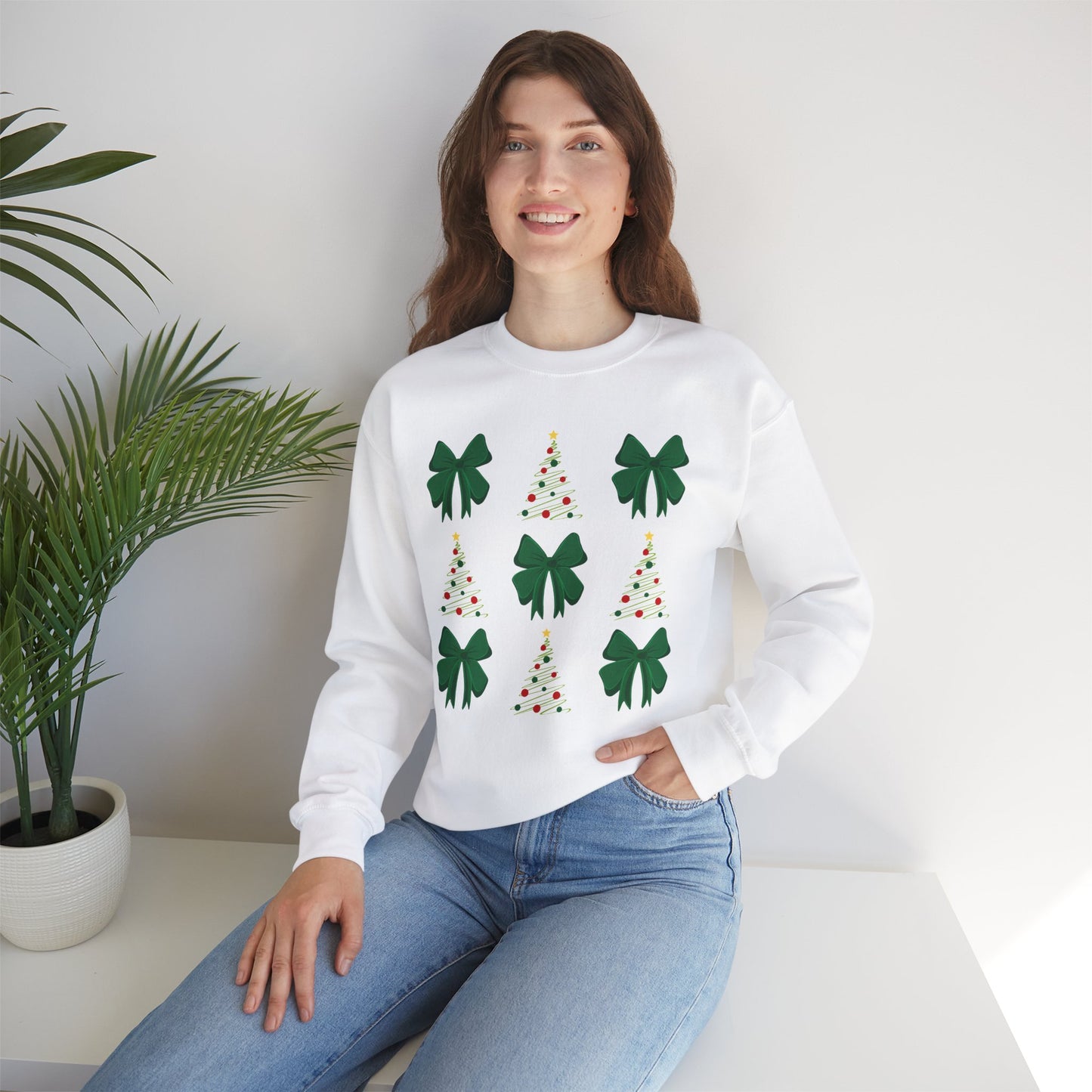 Minimalist Christmas Tree Sweatshirt
