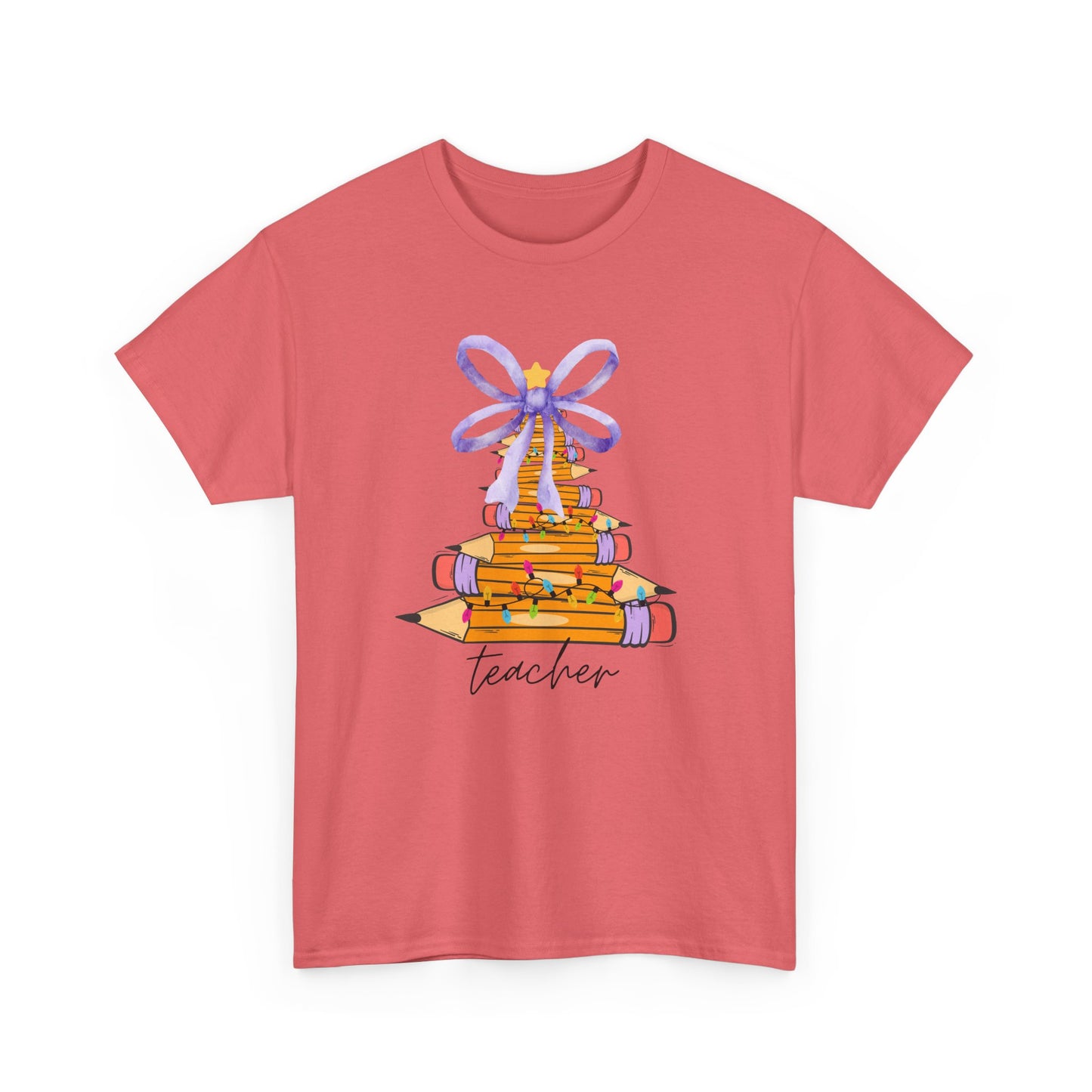 Teacher Christmas Tree Tee