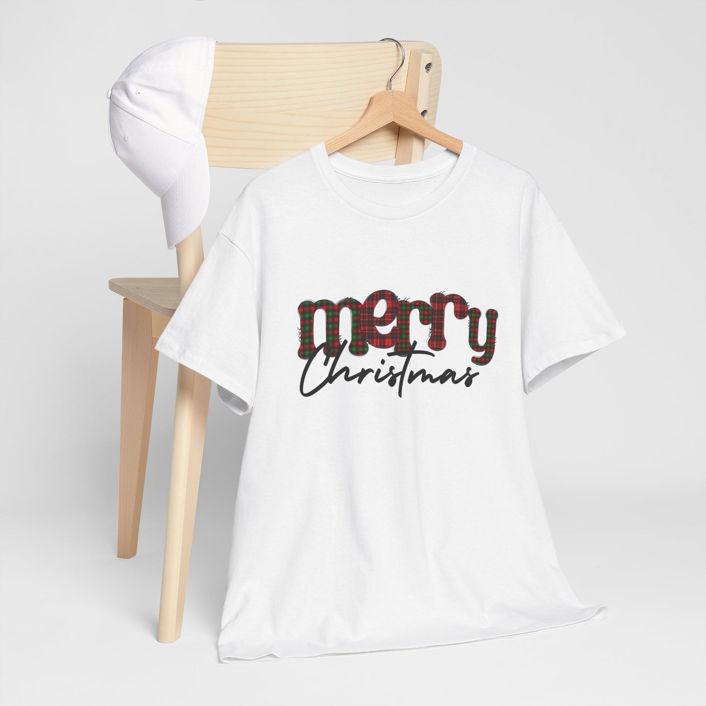 Merry Christmas Doodle Font Tee