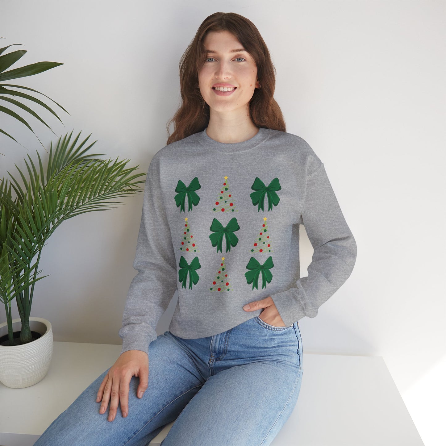 Minimalist Christmas Tree Sweatshirt