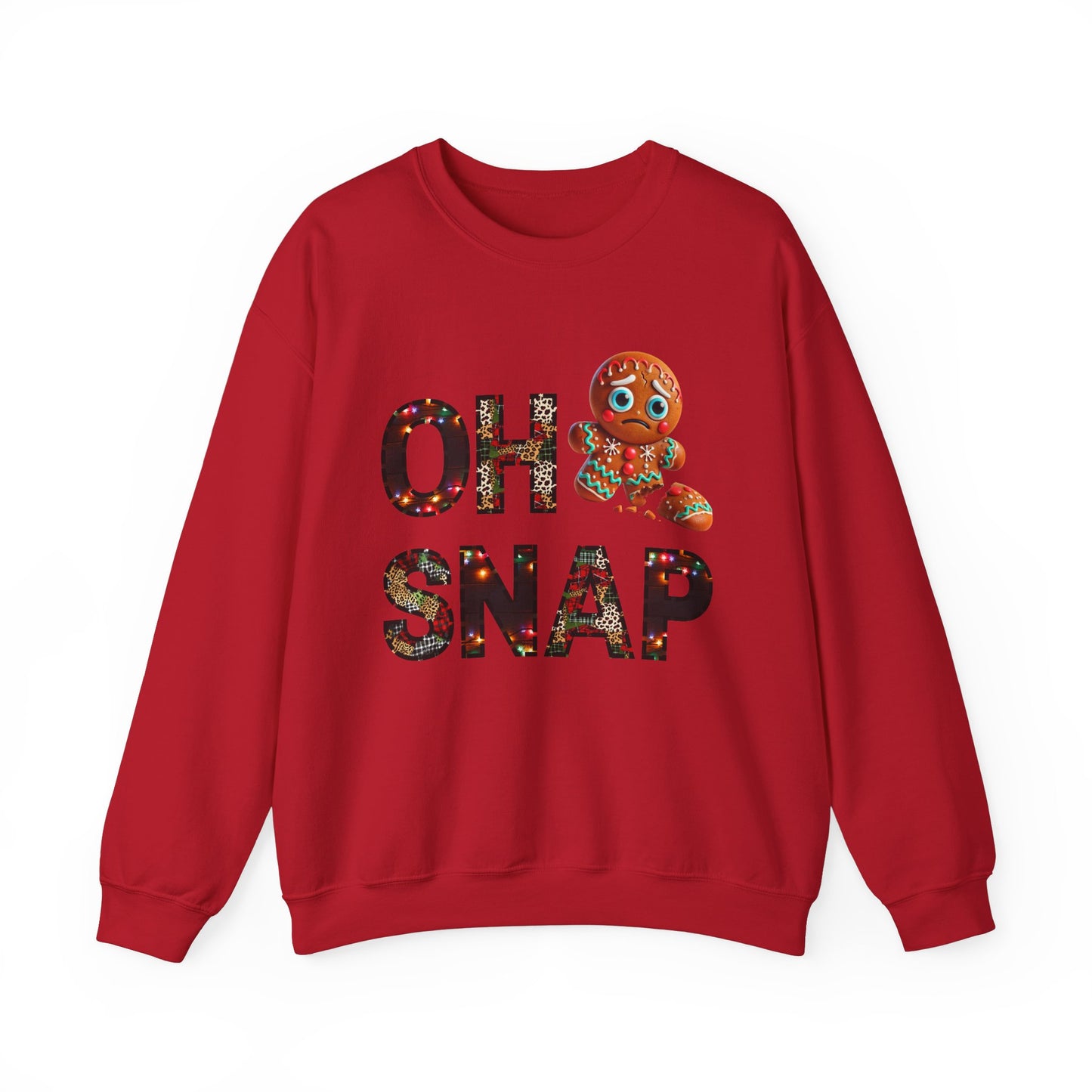 Gingerbread Cookie Sweatshirt "Oh Snap"