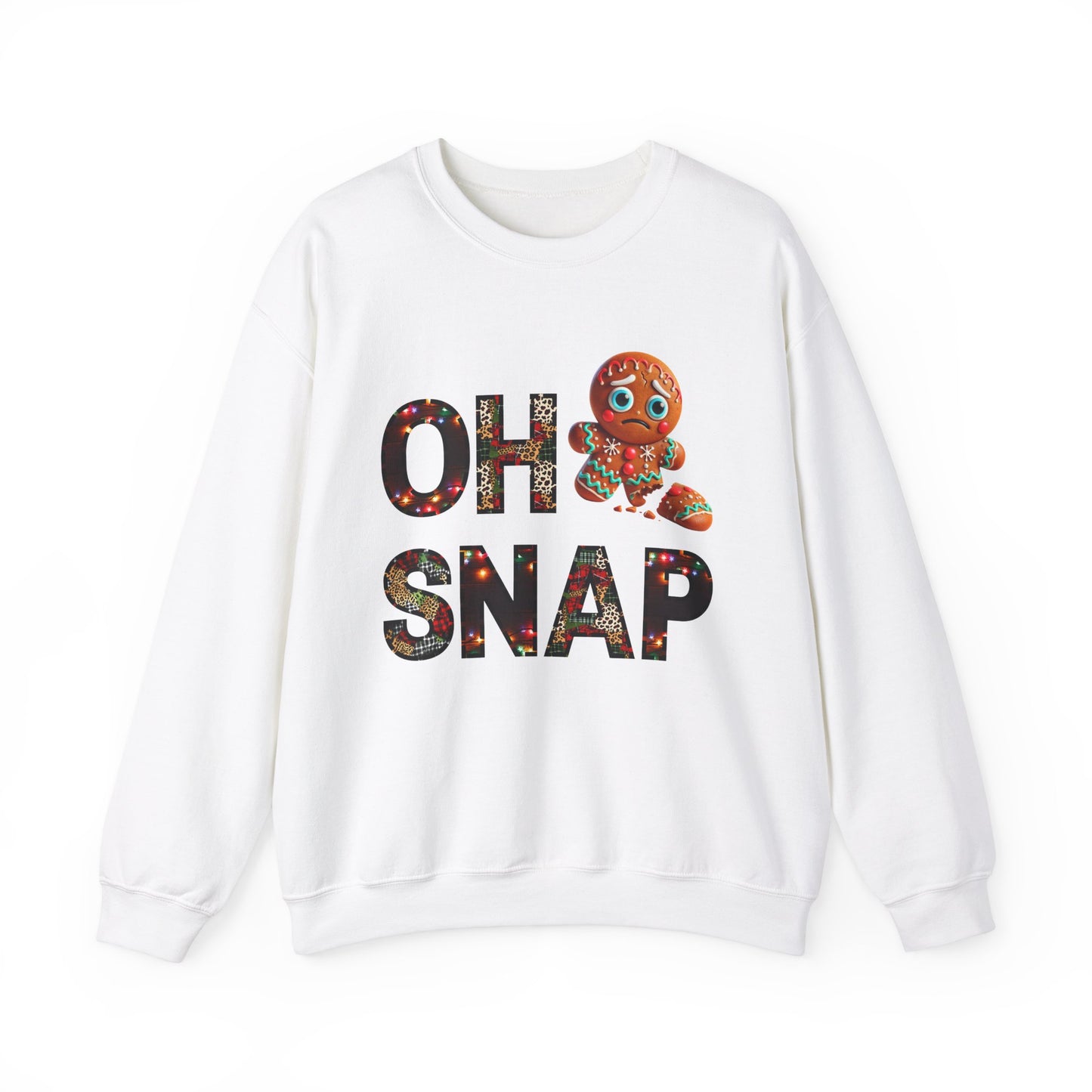 Gingerbread Cookie Sweatshirt "Oh Snap"