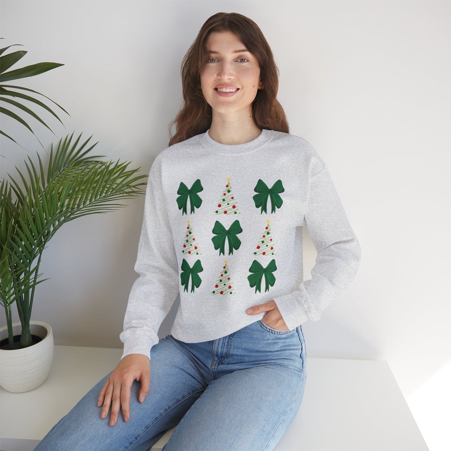 Minimalist Christmas Tree Sweatshirt
