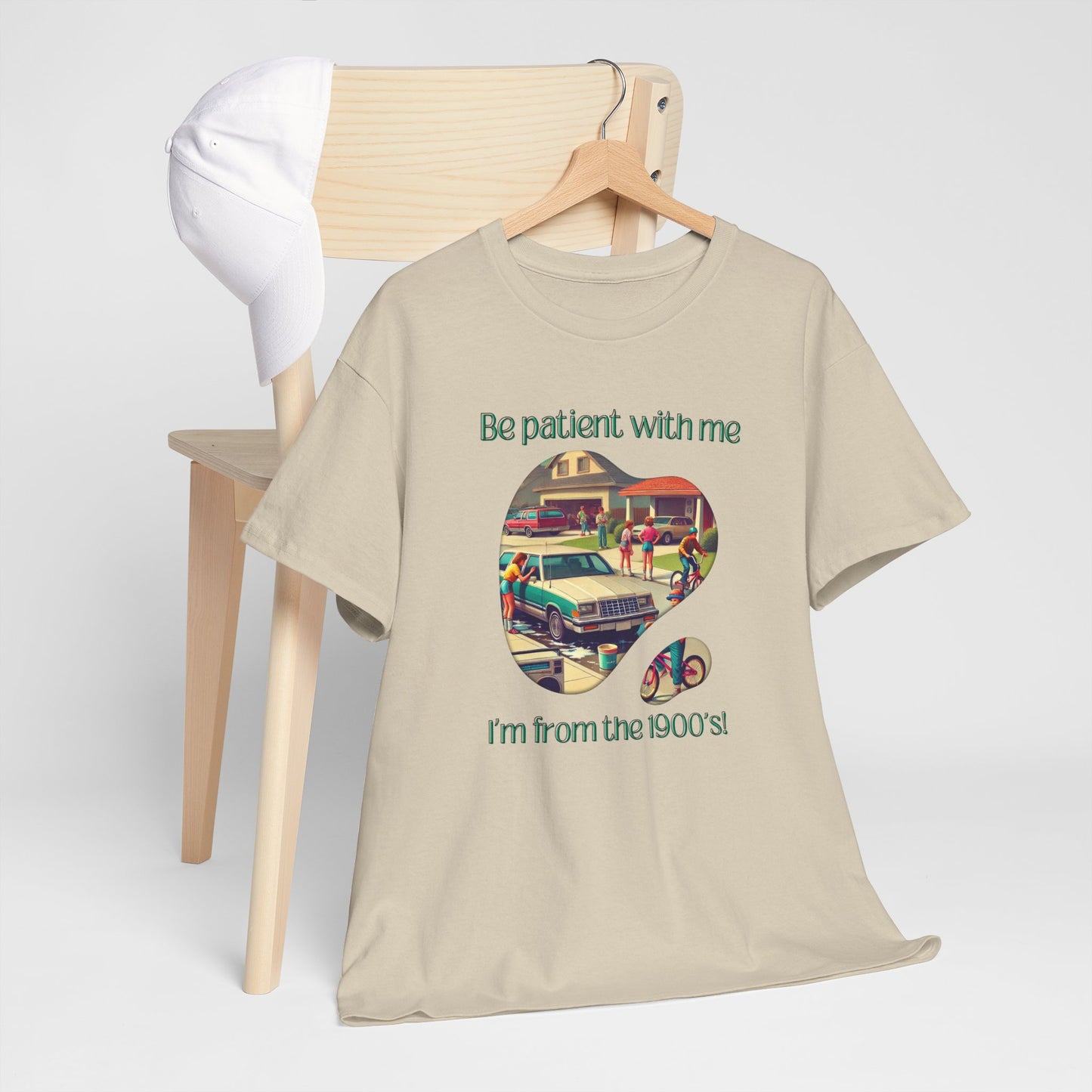 Vintage 1980s Style Unisex Tee - Be Patient with Me