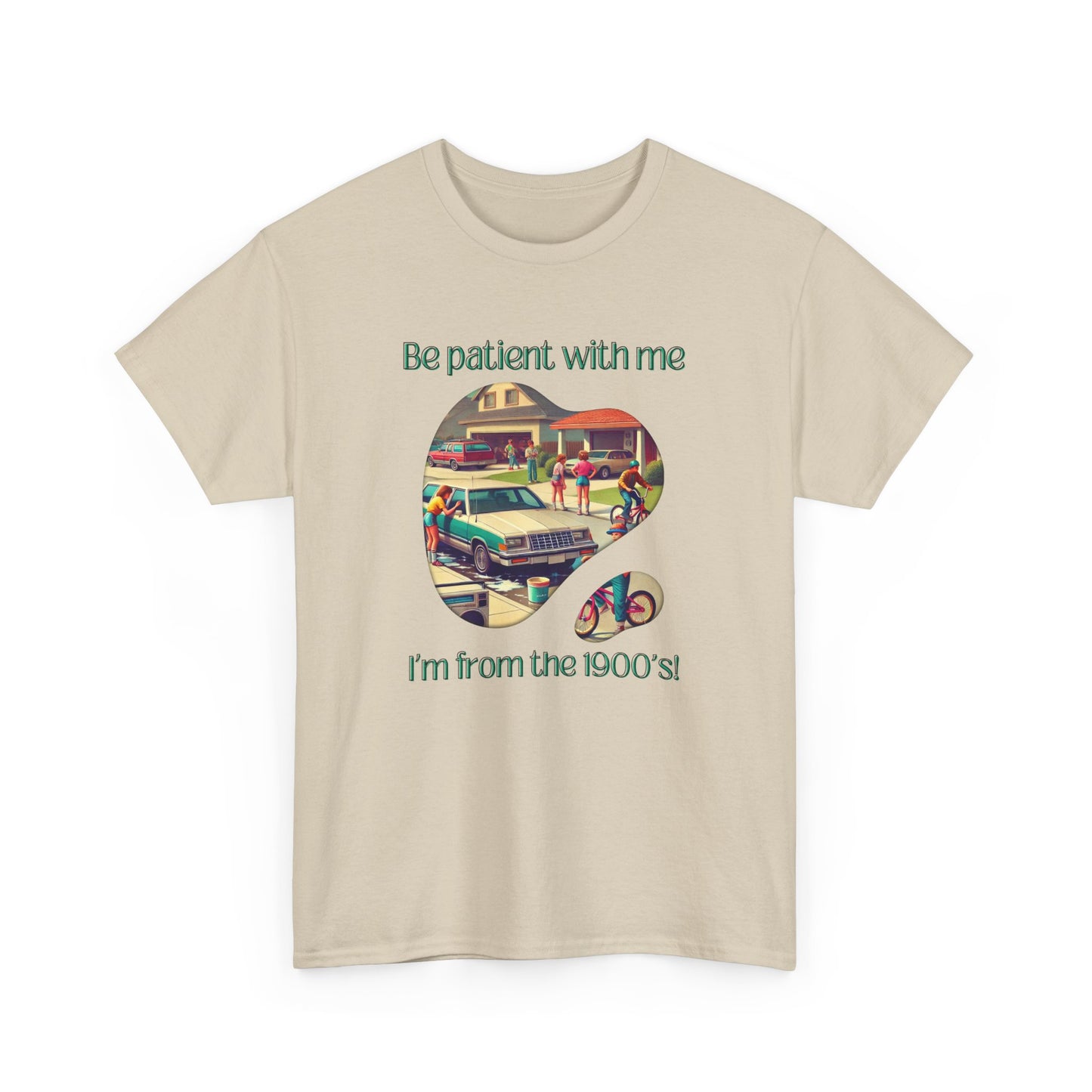 Vintage 1980s Style Unisex Tee - Be Patient with Me