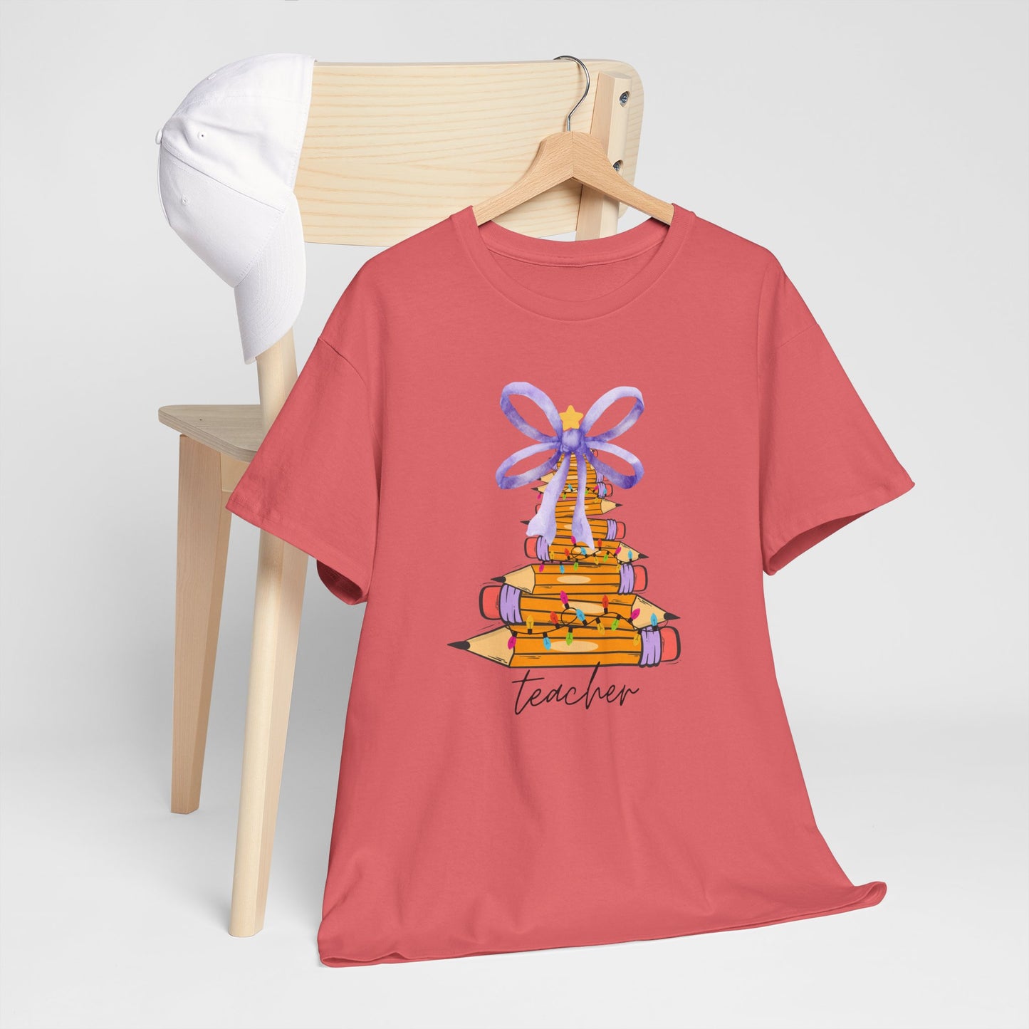Teacher Christmas Tree Tee