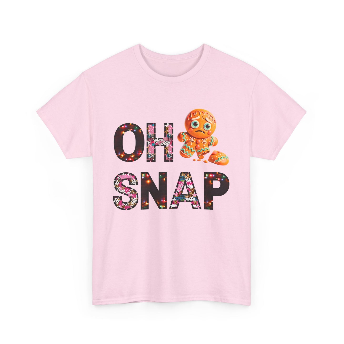 Unisex Tee Gingerbread Cookie 'Oh Snap' Design