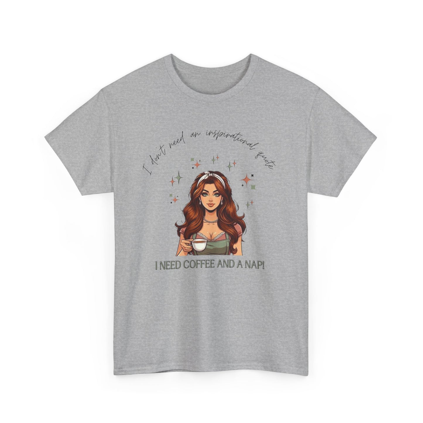 Retro Woman Coffee & Nap Tee