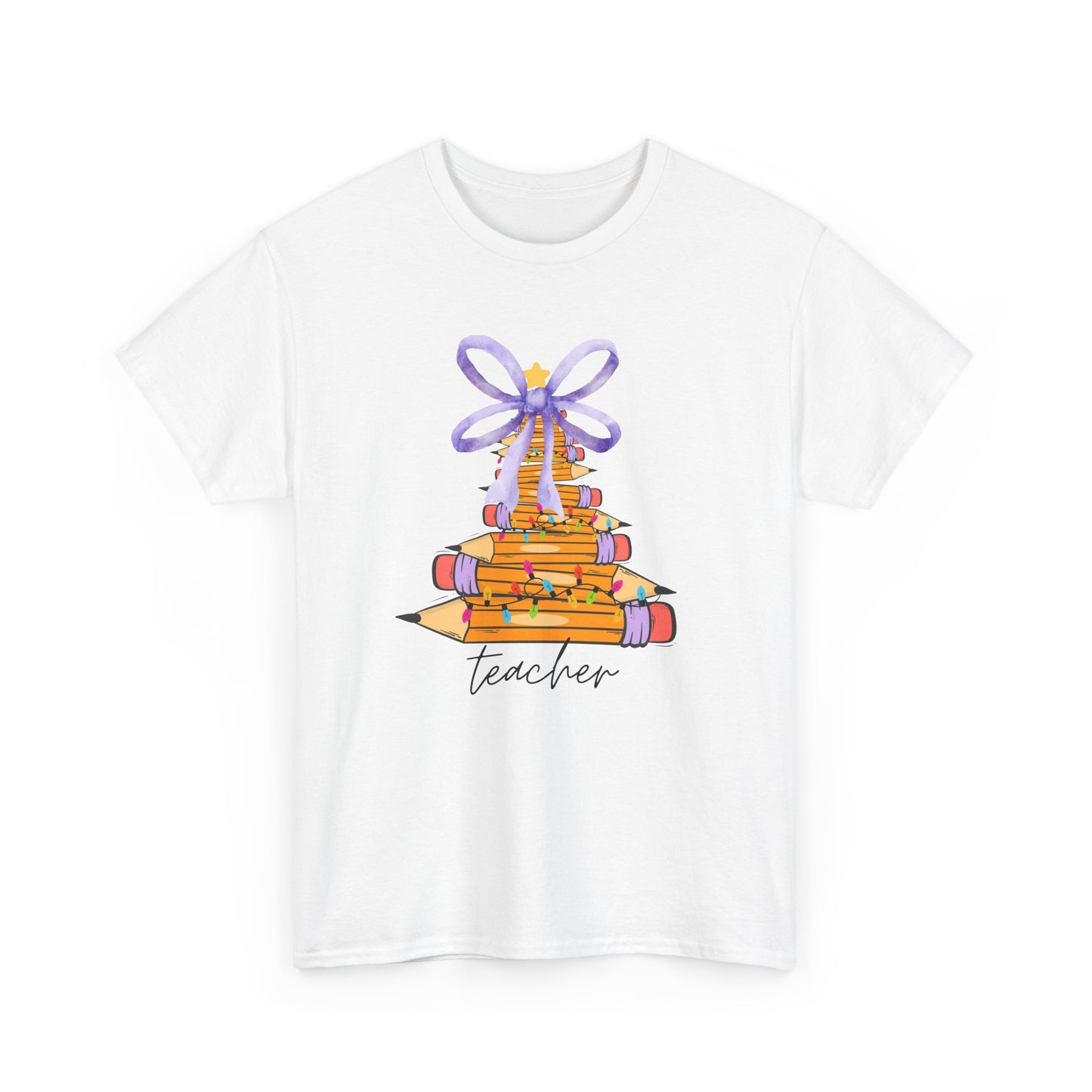 Teacher Christmas Tree Tee