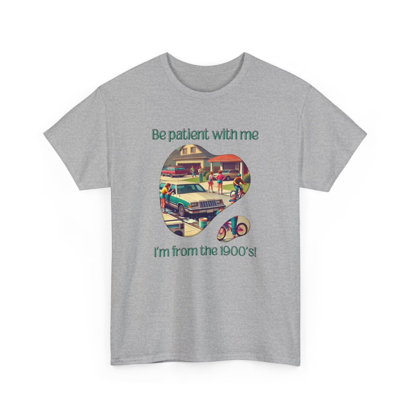 Vintage 1980s Style Unisex Tee - Be Patient with Me