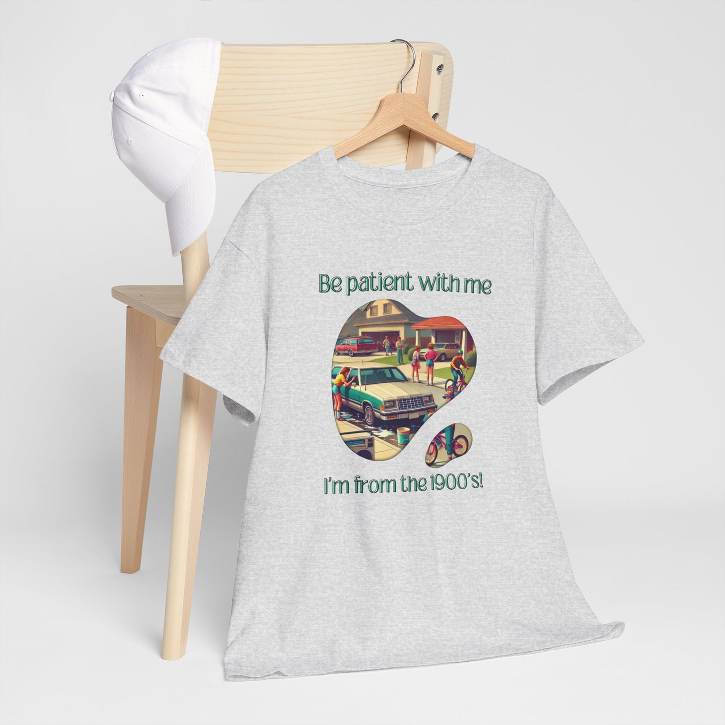 Vintage 1980s Style Unisex Tee - Be Patient with Me