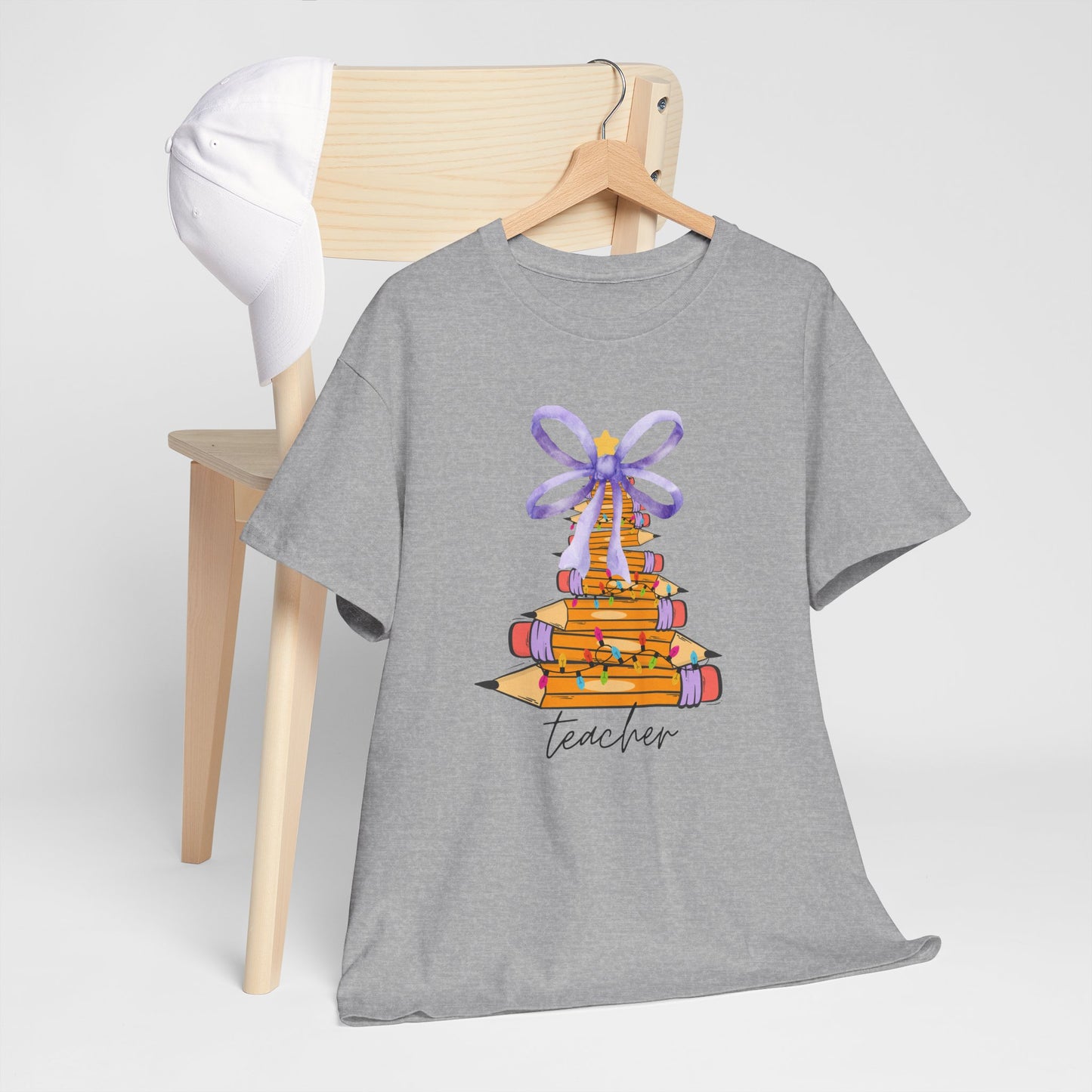 Teacher Christmas Tree Tee