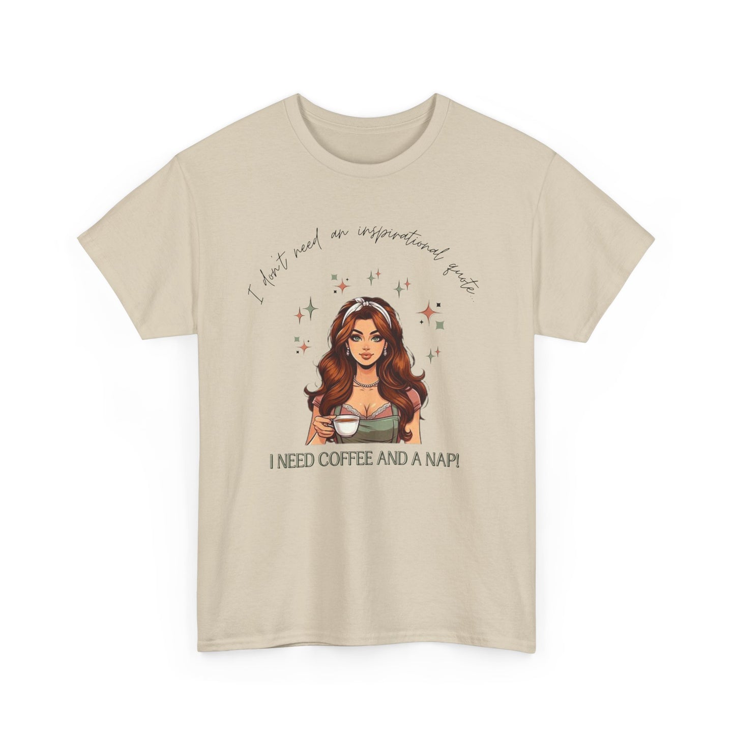 Retro Woman Coffee & Nap Tee