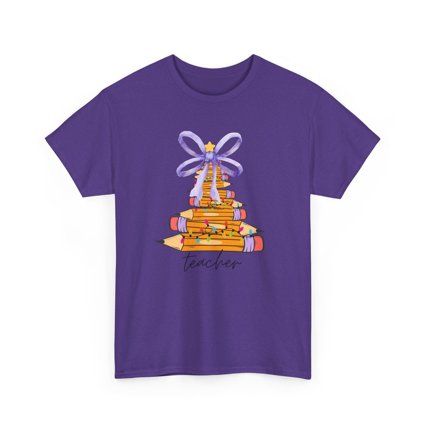 Teacher Christmas Tree Tee