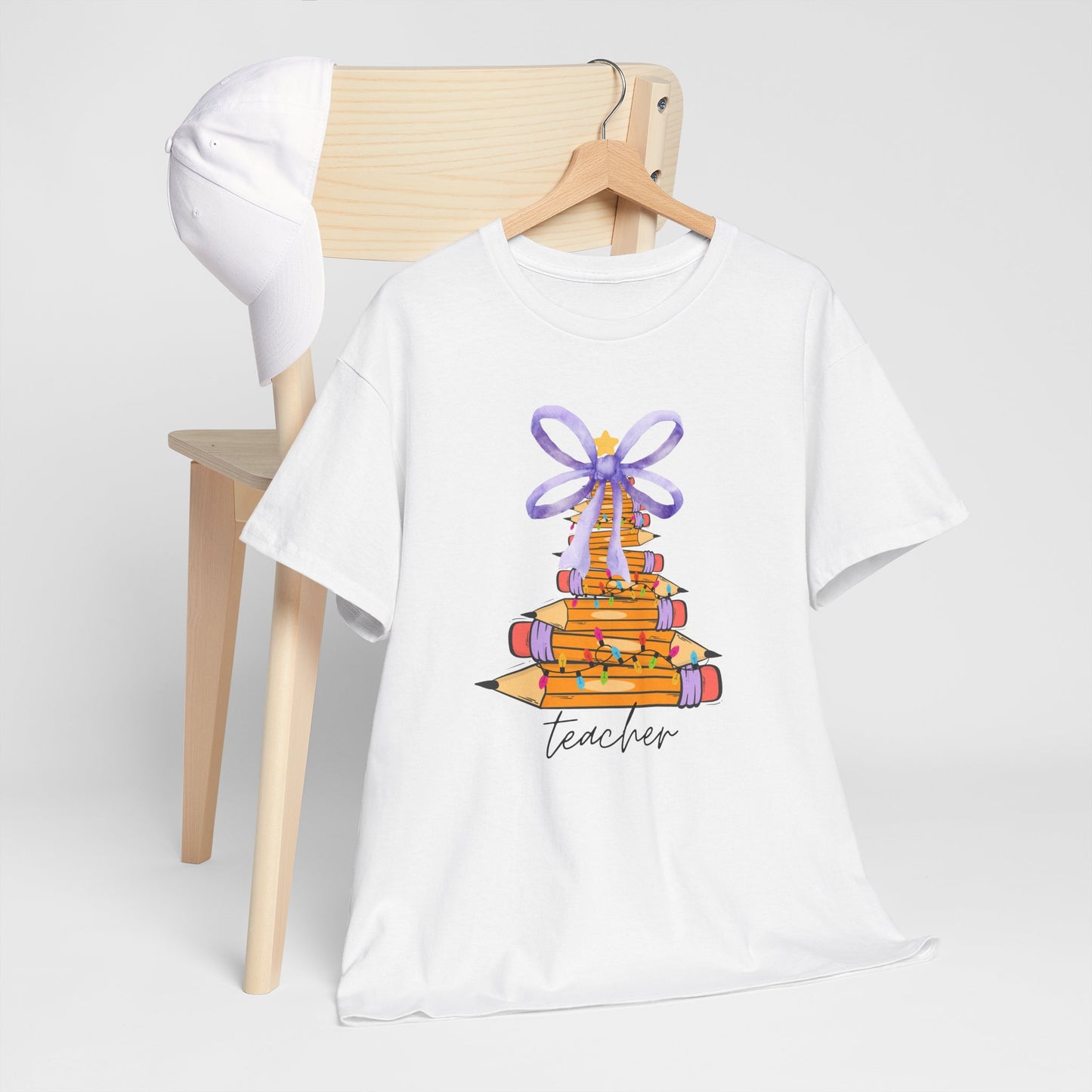 Teacher Christmas Tree Tee