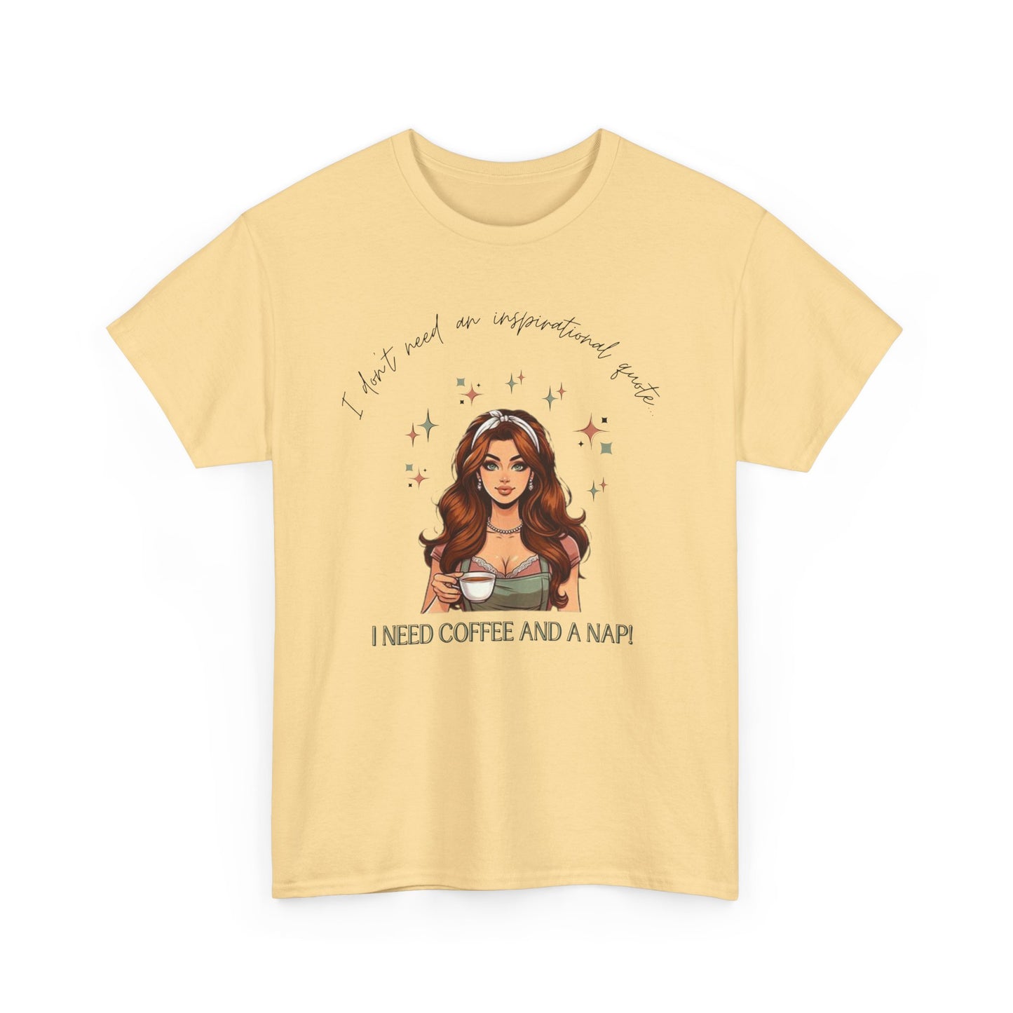 Retro Woman Coffee & Nap Tee
