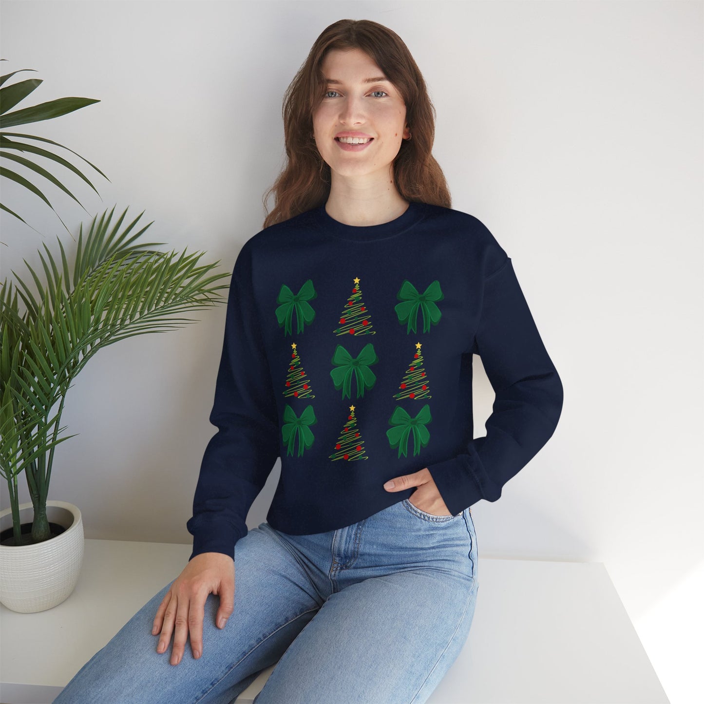 Minimalist Christmas Tree Sweatshirt
