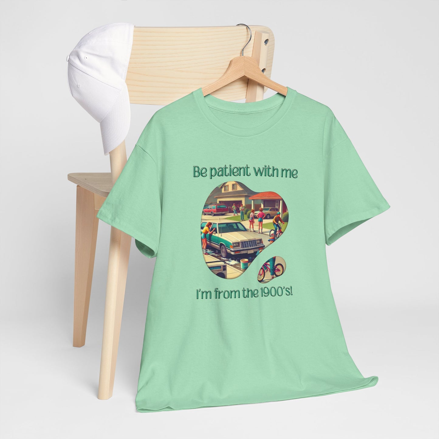 Vintage 1980s Style Unisex Tee - Be Patient with Me