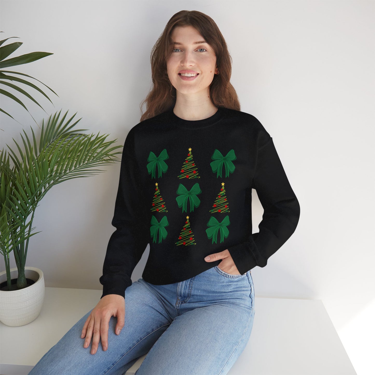 Minimalist Christmas Tree Sweatshirt