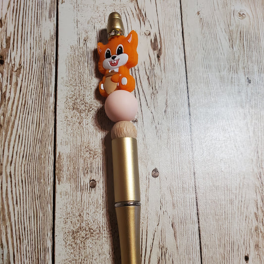 Fox Beaded Pen